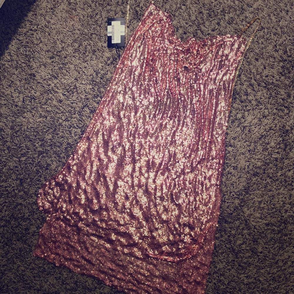 Very Poppin Pink Sequin All Over Dress